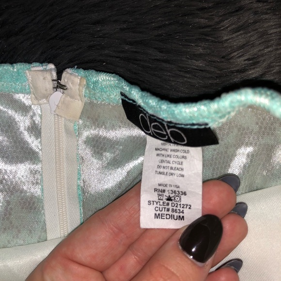 Light Blue Informal/formal DEB dress - Picture 3 of 3